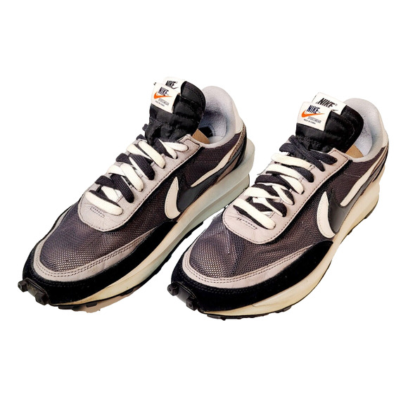 Nike sacai x LDWaffle \'Black\' Men\'s Size 10 Athletic Running Shoes BV0073-001